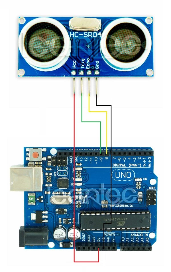hc-sr04 arduino leantec